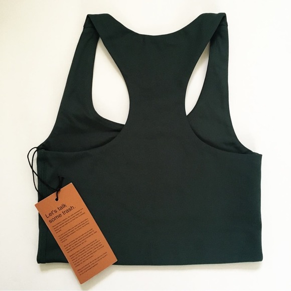 NWT Girlfriend Collective Paloma Sport Bra Moss XS - Picture 4 of 5